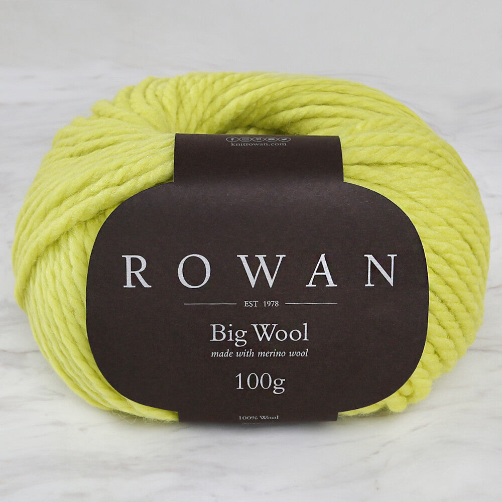 Rowan Big Wool Yeşil El Örgü İpi - 00091